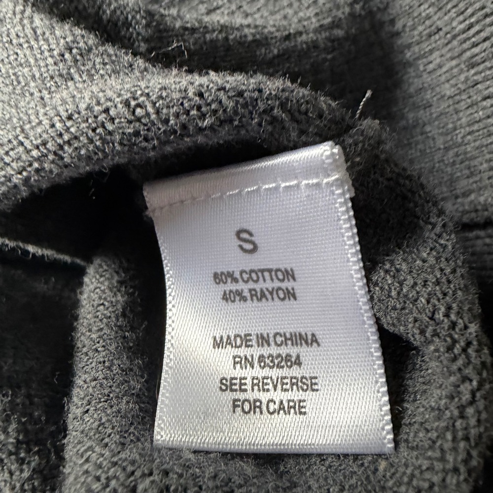 Westport 1962 Gray French Bulldog Sweater Sequin Snowflake Small - Picture 5 of 9